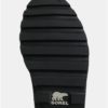 Čierne dámske kožené členkové topánky SOREL AINSLE CONQUEST