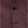 Vínové melírované oblekové sako Burton Menswear London