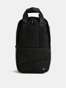 Čierny nepremokavý batoh s vnútornou taškou na notebook 2v1 PKG 12 l