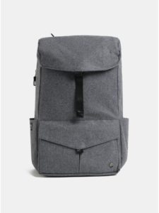 Sivý nepremokavý batoh s vnútornou taškou na notebook 2v1 PKG 30 l
