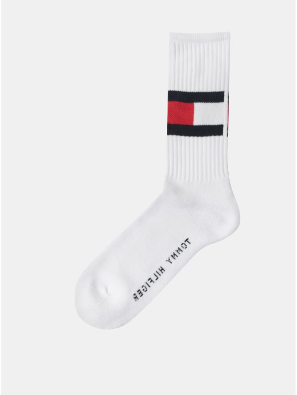 Biele ponožky Tommy Hilfiger
