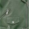 Zelená koženková bunda VILA Jane
