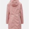 Ružová tenká bunda s kapucňou ONLY Mandy Sedona