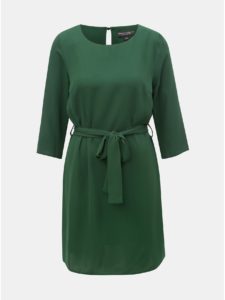 Zelené šaty s opaskom Dorothy Perkins