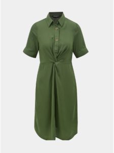 Zelené košeľové šaty Dorothy Perkins