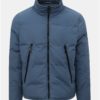 Modrá zimná bunda Burton Menswear London