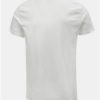 Biele muscle fit basic tričko Burton Menswear London