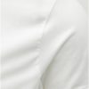 Biele muscle fit basic tričko Burton Menswear London