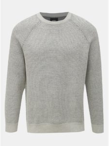 Svetlosivý melírovaný sveter Burton Menswear London
