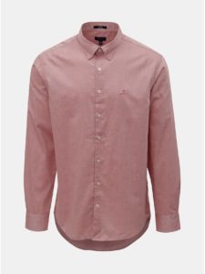 Ružová pánska regular fit košeľa GANT