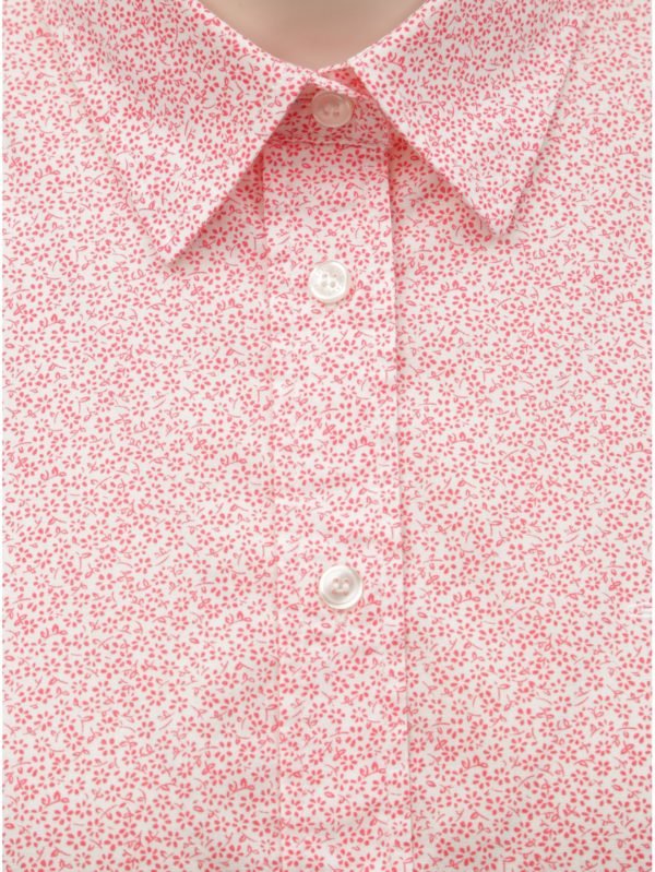Ružová dámska kvetovaná košeľa GANT