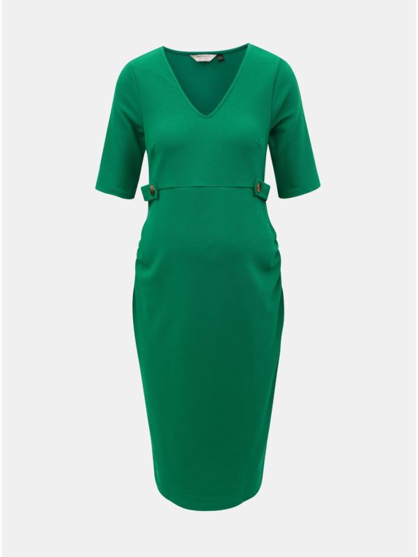 Zelené tehotenské šaty Dorothy Perkins Maternity