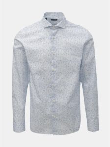Modro–biela vzorovaná košeľa Selected Homme Sel-Hart