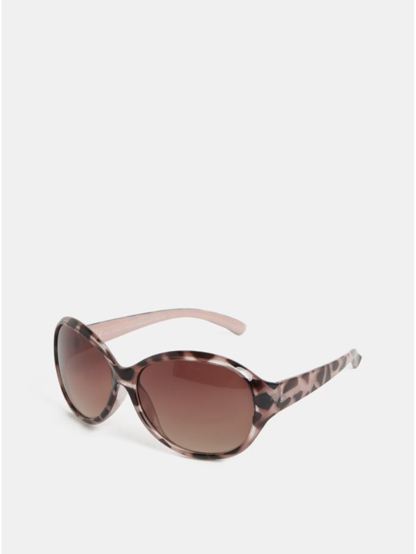 Čierno–ružové slnečné okuliare s gepardím vzorom Dorothy Perkins