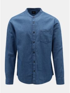 Modrá rifľová košeľa Burton Menswear London