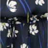 Tmavomodré kvetované šaty Jacqueline de Yong Innes