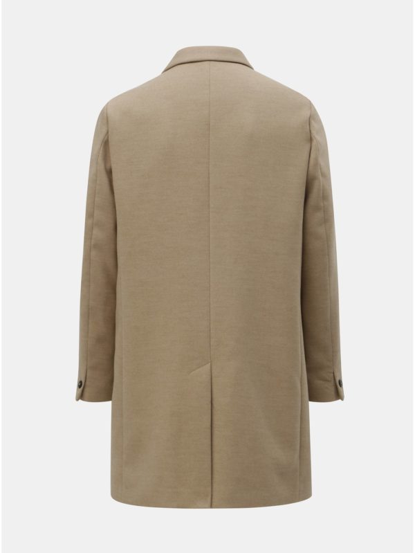 Béžový kabát Burton Menswear London