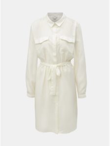 Krémové košeľové šaty Jacqueline de Yong Iben