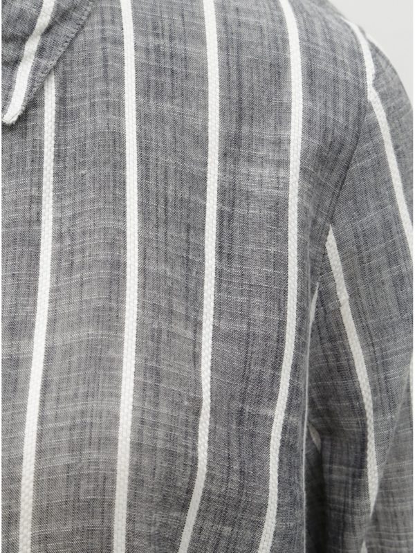 Sivá pruhovaná košeľa Jacqueline de Yong Janine