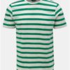 Zeleno–biele pruhované tričko ONLY & SONS Elky