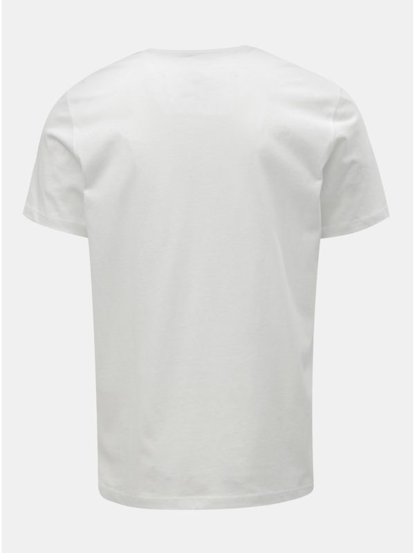 Biele tričko s potlačou ONLY & SONS Lounge