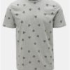 Sivé melírované tričko s potlačou ONLY & SONS Epus
