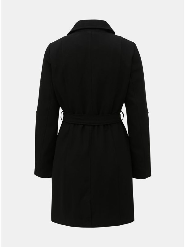 Čierny tenký kabát ONLY Jane