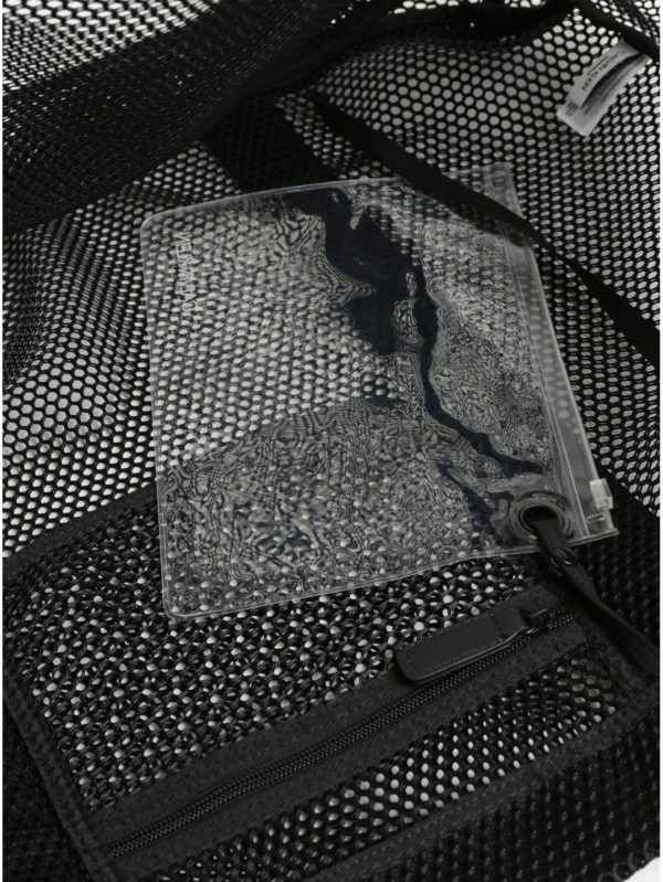 Čierna plážová dierovaná taška Calvin Klein Underwear