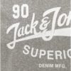 Sivá melírovaná mikina s potlačou Jack & Jones Summer Time