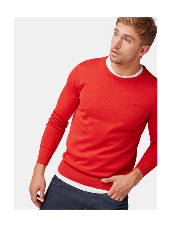 Červený pánsky sveter Tom Tailor