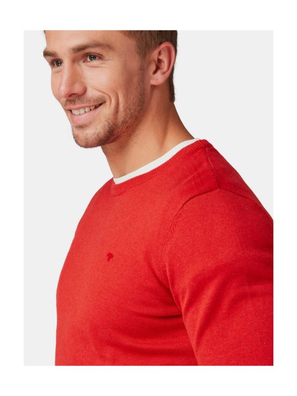 Červený pánsky sveter Tom Tailor