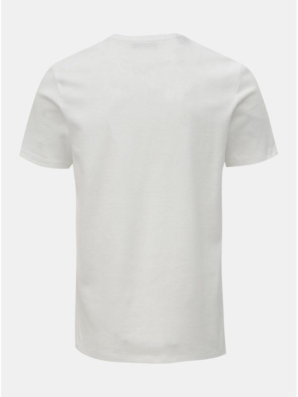 Biele tričko s vreckom Selected Homme Wave