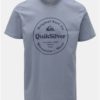 Svetlomodré regular fit tričko s potlačou Quiksilver