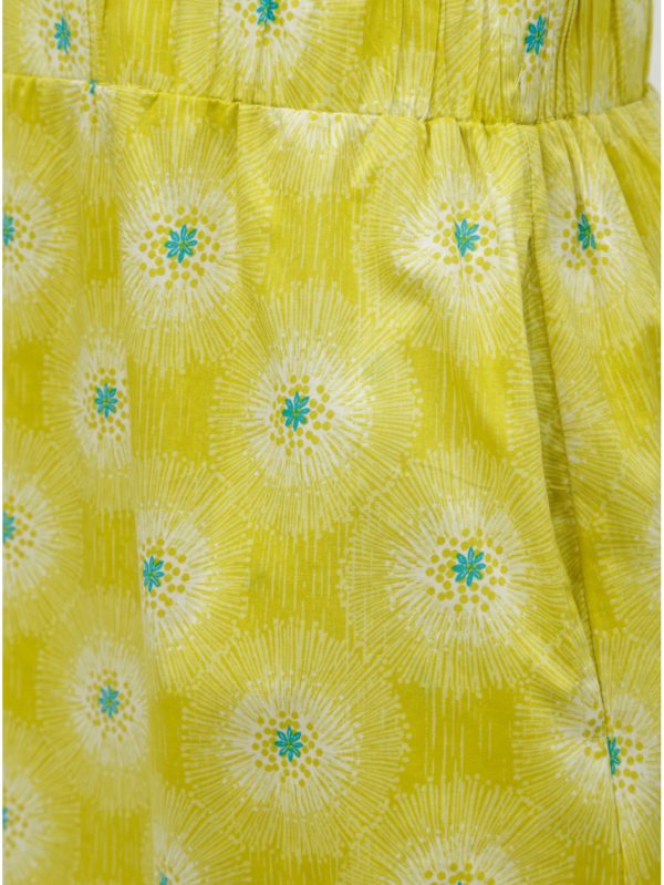 Svetlozelené kvetované šaty Brakeburn Allium