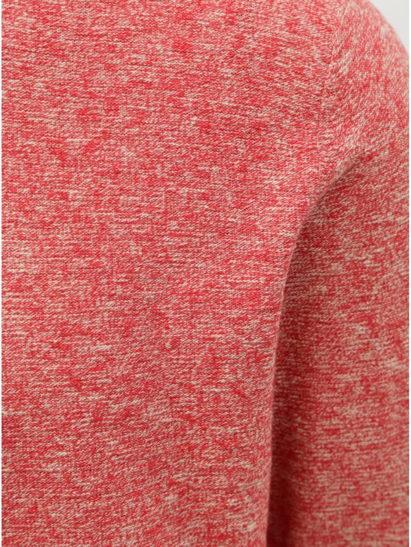 Červený ľanový melírovaný sveter Selected Homme New clash