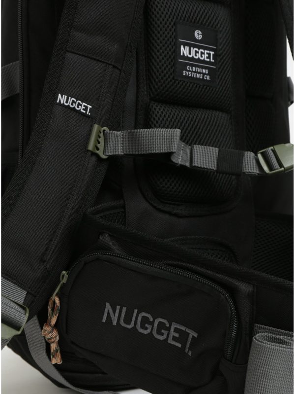 Čierny batoh s odnímateľným bedrovým popruhom NUGGET Arbiter