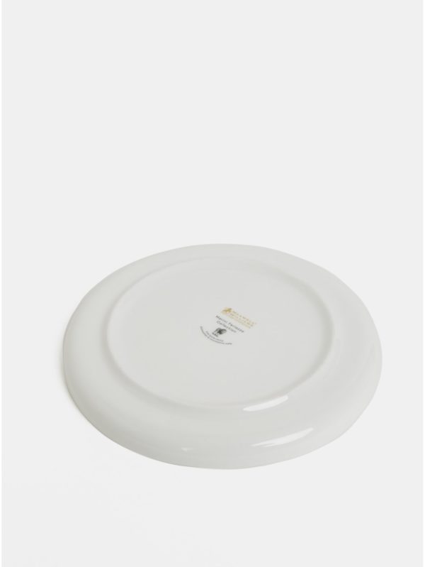 Biely porcelánový tanier s motívom leva Maxwell & Williams