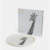 Biely porcelánový tanier s motívom žirafy Maxwell & Williams