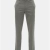 Sivé oblekové tailored fit nohavice Burton Menswear London