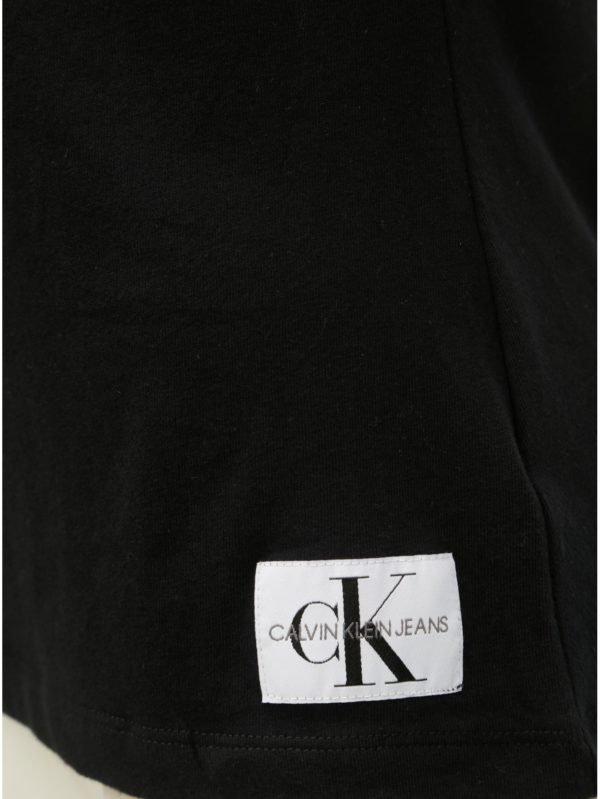 Čierne dámske tričko s nášivkou Calvin Klein Jeans