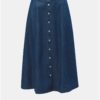 Modrá rifľová sukňa Calvin Klein Jeans