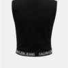 Čierny crop top Calvin Klein Jeans