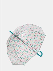 Transparentný vystreľovací dáždnik s potlačou Esprit