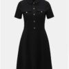 Čierne košeľové šaty Dorothy Perkins