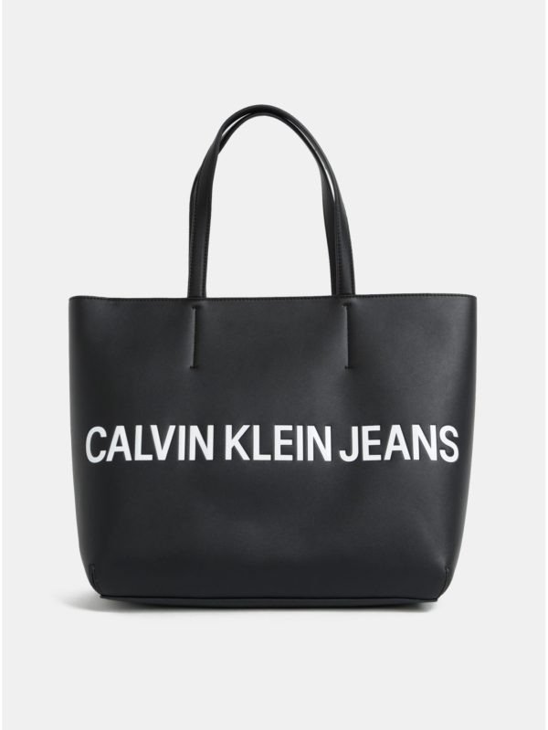 Čierny shopper Calvin Klein Jeans