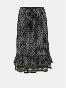 Čierna vzorovaná sukňa Jacqueline de Yong Jackie