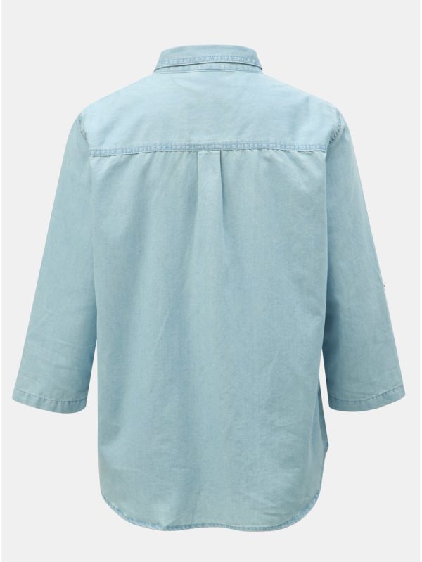 Modrá rifľová košeľa Jacqueline de Yong Shinest
