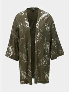 Tmavozelené kimono s potlačou Dorothy Perkins