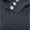 Tmavomodrá dámska bodkovaná mikina Ragwear Chelsea Dots