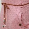 Ružové bodkované šaty s opaskom Ragwear Tag Dots